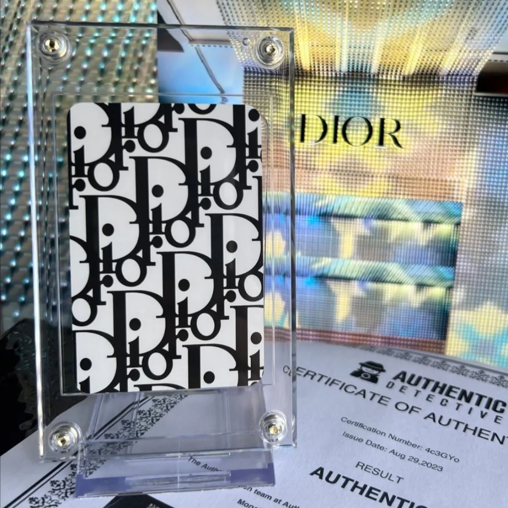 DIOR Jacquard Monsieur Dior x LIMITED EDITION Queen Of Spades Playing Card
